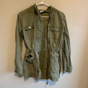 Nordstrom’s green jacket